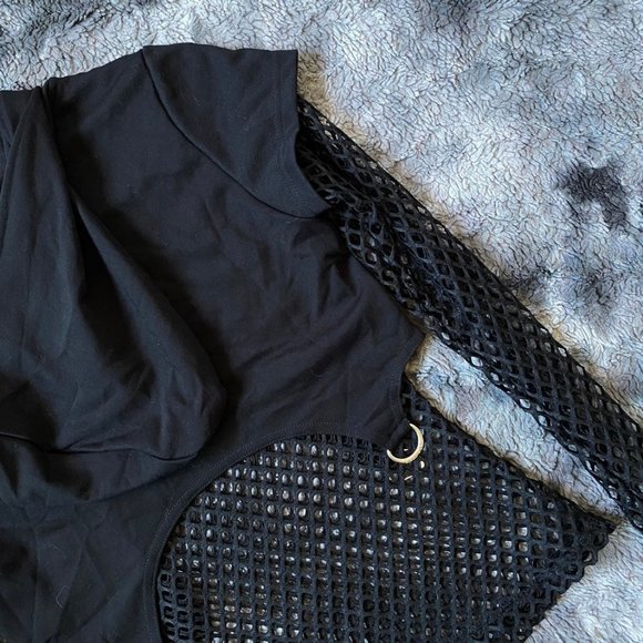 Killstar Pentagram Fishnet Top - Picture 7 of 10